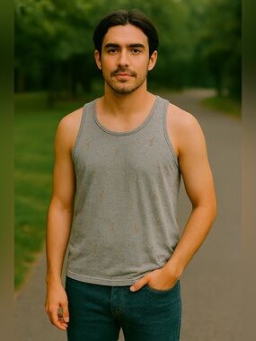 Men’s Gray Revolution Tank Top